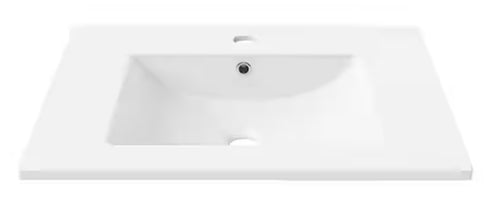 Swiss Madison 30 in. W x 18 in. D Ceramic Vanity Top in Glossy White!! NEW IN BOX!!