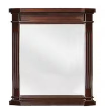 Home Decorators Collection 26 in. W x 30 in. H Rectangular Wood Framed Wall Bathroom Vanity Mirror in Cherry!! BRAND NEW!!
