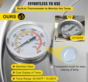 Vevor Alcohol Still 8 Gal. Stainless Steel Water Alcohol Distiller Home Brewing Kit Build-in Thermometer for DIY Wine! (NEW IN BOX)