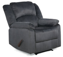 Relax-A-Lounger London Standard Manual Recliner, Gray Microfiber!! NEW AND ASSEMBLED!!