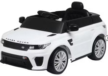 Best Ride on Cars 12V Range Rover Powered Ride-On - White: Plastic, 3+ Years, 55 lbs Capacity! (NEW IN BOX)