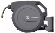 Garden Retractable Hose Reel-5/8 in.-90 ft., Metal Bracket, Wall Mounted, Dark Grey! (BRAND NEW IN BOX)