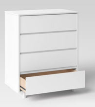 Modern 4 Drawer Dresser Pure White - Room Essentials! (NEW IN BOX)