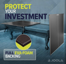 JOOLA Regulation Table Tennis Conversion Top with Foam Backing and Net Set - Full Sized MDF Ping Pong Table Top for Pool Table!