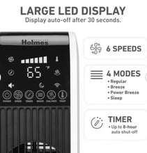Holmes 40' Wi-Fi Tower Oscillating Fan with Clean Breeze! (NEW)