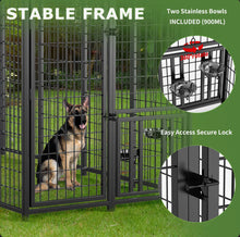HomLux Metal Yard Kennel With Door