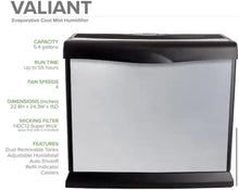 Aircare VALIANT -Gal. Cool Mist Evaporative Whole House Humidifier for 4,000 sq. ft., Brushed Nickel! (USED - TESTED)