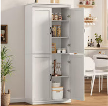 GarveeLife 70-in Tall Kitchen Pantry Cabinet with 2 Doors and 3 Adjustable Shelves Modern Freestanding Storage Cupboard- WE DO NOT SHIP!!
