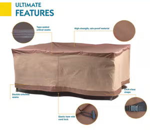 Duckcovers Ultimate 76 in. Square Patio Table and Chair Set Cover!! BRAND NEW!!