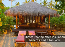 Backyard X-Scapes 35 in. H x 60 ft. L Mexican Palm Thatch Runner! (NEW IN BOX)
