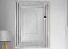 Notre Dame Design Medium Rectangle Glass Shatter Resistant Contemporary Mirror (36 in. H x 24 in. W)! (NEW IN BOX)