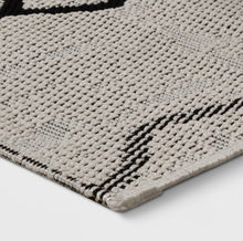 5'3"x7' Grace Sketch Diamond Indoor/Outdoor Rug - Black/White - Threshold: Machine-Woven, Polypropylene, Modern Style - WE DO NOT SHIP!!