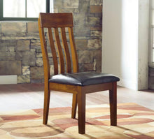 Ralene Brown Leather Upholstered Dining Chair Set of 4! (NEW IN 2 BOXES)