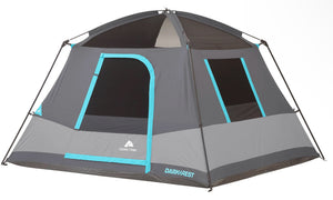 Ozark Trail 10' x 9' 6-Person Dark Rest Cabin Tent w/Skylight Ceiling Panels, 15.4 lbs!! NEW IN CARRY BAG!!