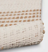 7'x10' Color Block Braided Outdoor Area Rug Ivory -Threshold! (NEW)