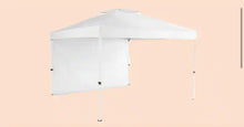 Everbilt 10 ft. x 10 ft. White Commercial Instant Canopy-Pop Up Tent (BRAND NEW) With  1 removable wall panel included