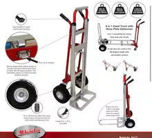 Milwaukee 1,000 lbs. Capacity 4-in-1 Hand Truck! (BRAND NEW - SCRATCHED)