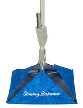 Tommy Bahama ANCHORX 7.5’ Beach Umbrella System, Blue Floral!! (NEW)