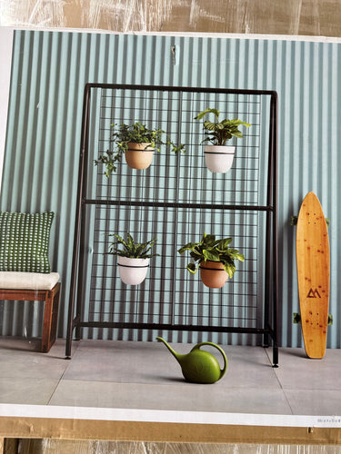 A-Frame Patio Decorative Screen Black 1.83'x5.41'x4.25' - Room Essentials! (NEW IN BOX)