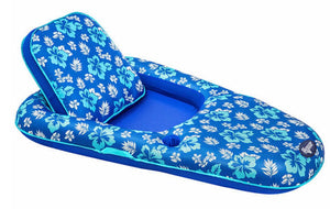 Aqua Luxury Inflatable Pool Recliner, 2-pack! (BRAND NEW IN BOX)