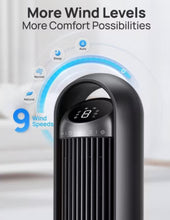 DREO Nomad 36" Quiet Bladeless Oscillating Tower Fan Black/Silver! (NEW)