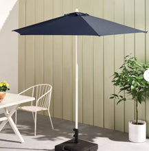 7.5' Round Outdoor Patio Umbrella Blue Lightning - Tempera- WE DO NOT SHIP!!
