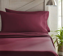 Better Homes & Gardens 400 Thread Count Hygro Cotton Bed Sheet Set, King, Burgundy- NEW IN BAG!!!