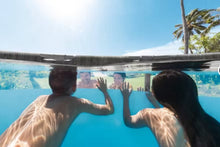 Intex 14' x 42" Clearview Prism Frame Above Ground Pool - Graywood Print: Steel Frame & Vinyl Liner! (NEW IN BOX)