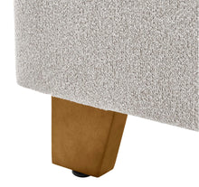 Better Homes & Gardens Windsor Platform Bed with Wingback Headboard, Queen, Wheat Boucle