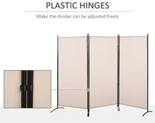 Homcom Beige 3-Panel Room Divider!! NEW IN BOX!!