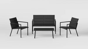 4-Piece Padded Sling Patio Conversation Set from Room Essentials- new in the box!