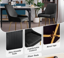 Maulsby Tufted Velvet Dining Chair