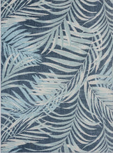 Tommy Bahama Malibu Palm Springs Coastal Indoor/Outdoor Area Rug, Blue/Navy - 10’2” x 7’10”!