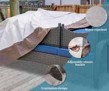 73.2 in. L x 37 in. W x 34 in. H Beige Patio Furniture Cover! (NEW IN BOX)