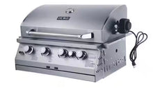 30 in. 4-Burner Built-In Gas Grill with Rotisserie Burner! (BRAND NEW)