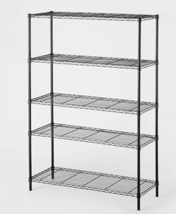Boost the size of your pantry, closet or other living area with this 5-Tier Wide Wire Shelving from Brightroom.There's no more need to worry about your growing collection of kitchen tools and utensils, or clothing and shoes.