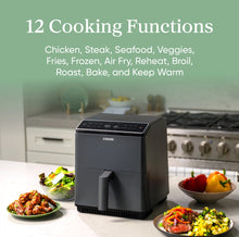 COSORI Dual Blaze 6.8qt Ceramic Coating Smart Air Fryer - Dark Gray