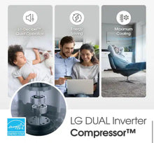LG 23,500 BTU 230/208V Window Air Conditioner Cools 1450 Sq. Ft. with Dual Inverter, Wi-Fi Enabled and Remote in White! (NEW IN BOX) - (CHECK YOUR OUTLET!)