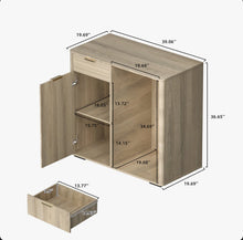17 Stories Wine Bar Cabinet With Mini Fridge Space, Liquor Coffee Cabinet With Hidden Drawer, Buffet Sideboard For Living Room, Kitchen, Dining Room