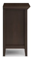 WyndenHall Halifax Bedside Table Natural Aged Brown