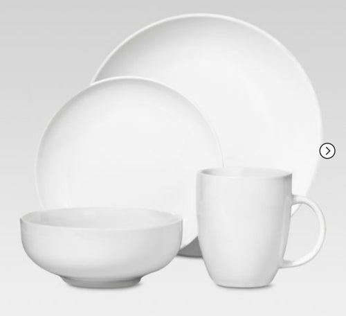 16pc Porcelain Coupe Dinnerware Set White - Threshold™!

-Brand new in the box
