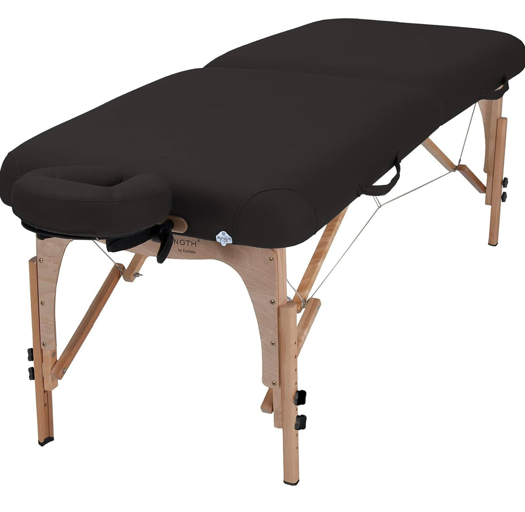 INNER STRENGTH Portable Massage Table Package E2 - Full Reiki Massage Table Incl. Deluxe Adjustable Face Cradle, Pillow & Carry Case (30