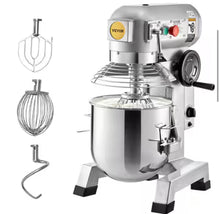 Commercial Stand Mixer 15 qt. Dough Mixer Heavy Duty Silver Electric Food Mixer with 3-Speeds Adjustable 500 W! (NEW - MINOR DAMAGE FROM SHIPPING!)