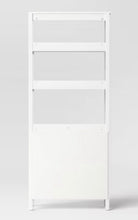 72" Bookcase Traditional With Three Open Shelves and Cabinet Classic White - Room Essentials! (NEW IN BOX)