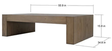 Jaxon 55” Coffee Table!! NEW AND ASSEMBLED(MINOR SHIPPING BLEMISHES)!!