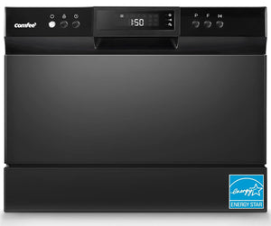 COMFEE’ Countertop Dishwasher, Energy Star Portable Dishwasher, 6 Place Settings & 8 Washing Programs, Speed, Baby-Care, ECO& Glass, Dish Washer for Dorm, RV& Apartment, Black! (NEW IN BOX)