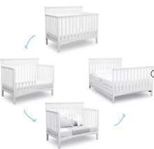 Delta Children Skylar 6-in-1 Convertible Crib, White! (NEW IN BOX)
