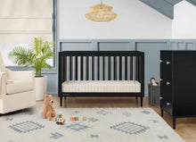 Delta Children Bowie 4-in-1 Convertible Acrylic Crib, Black! - Greenguard Gold Certified! (NEW IN BOX)