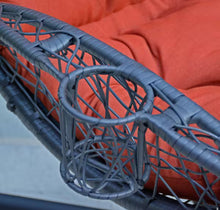 Cushioned Rattan Wicker Hammock Hanging Chair with Stand!! NEW IN BOX!!