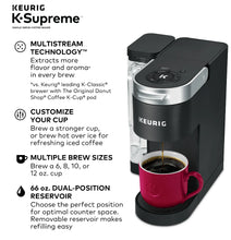 Keurig K-Supreme Single Serve K-Cup Pod Coffee Maker Black!! BRAND NEW!!